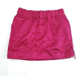 Club Monaco Womens Fuchsia Fully Lined Adjustable Straps Mini Skirt Size 2